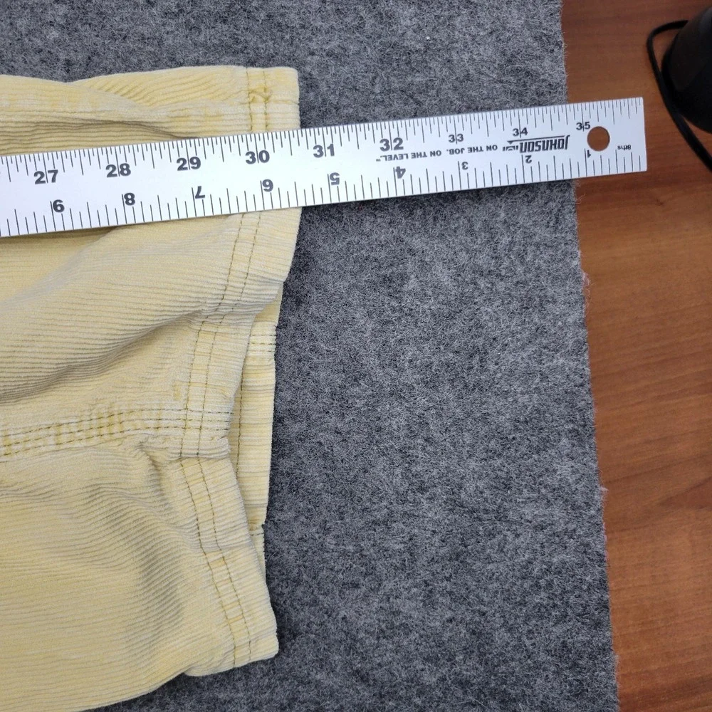 BDG Urban Outfitters Pants Womens XS Khaki Corduroy Y2K Cargo Pockets Street - Picture 10 of 12